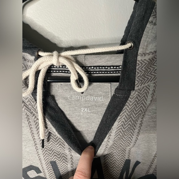 Camp David hooded long sleeve shirt size large - Picture 3 of 3